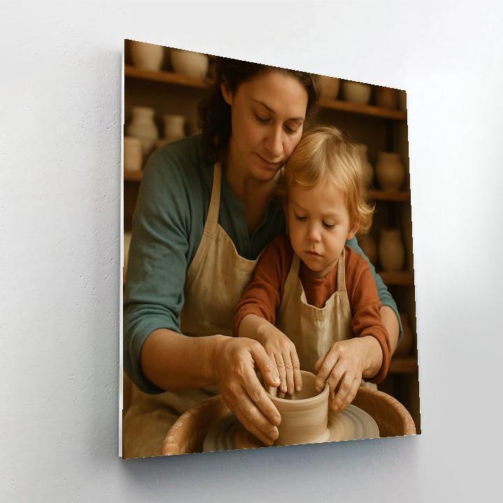 Pottery Wheel First Spin paint by numbers