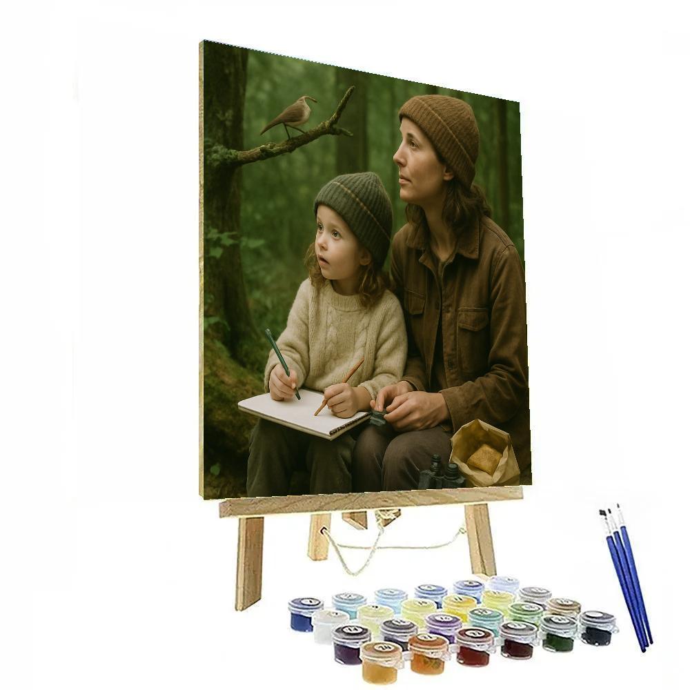 Nature Trail Sketchbook Numbered painting kits