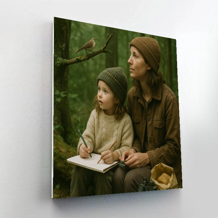 Nature Trail Sketchbook Numbered painting kits