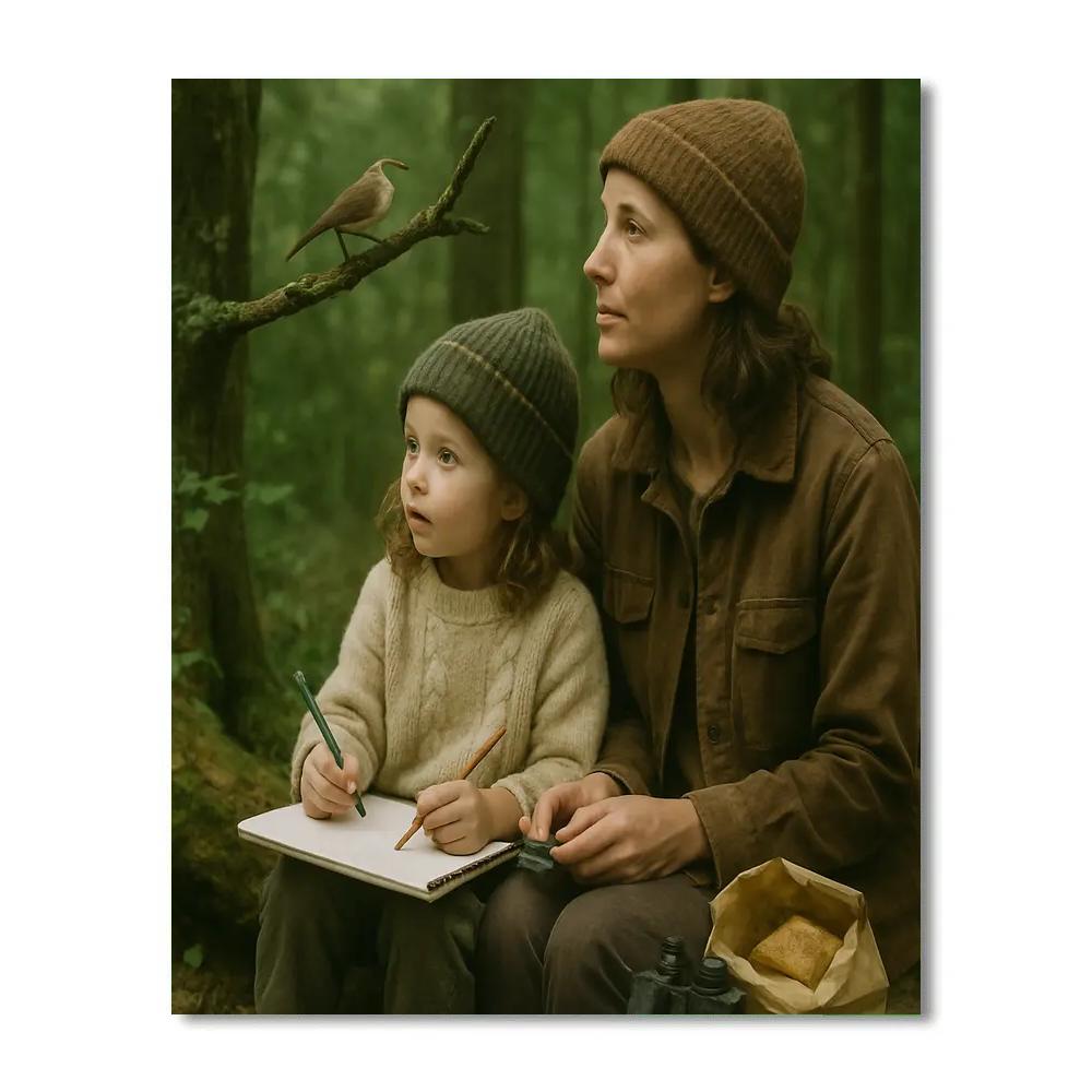 Nature Trail Sketchbook Numbered painting kits