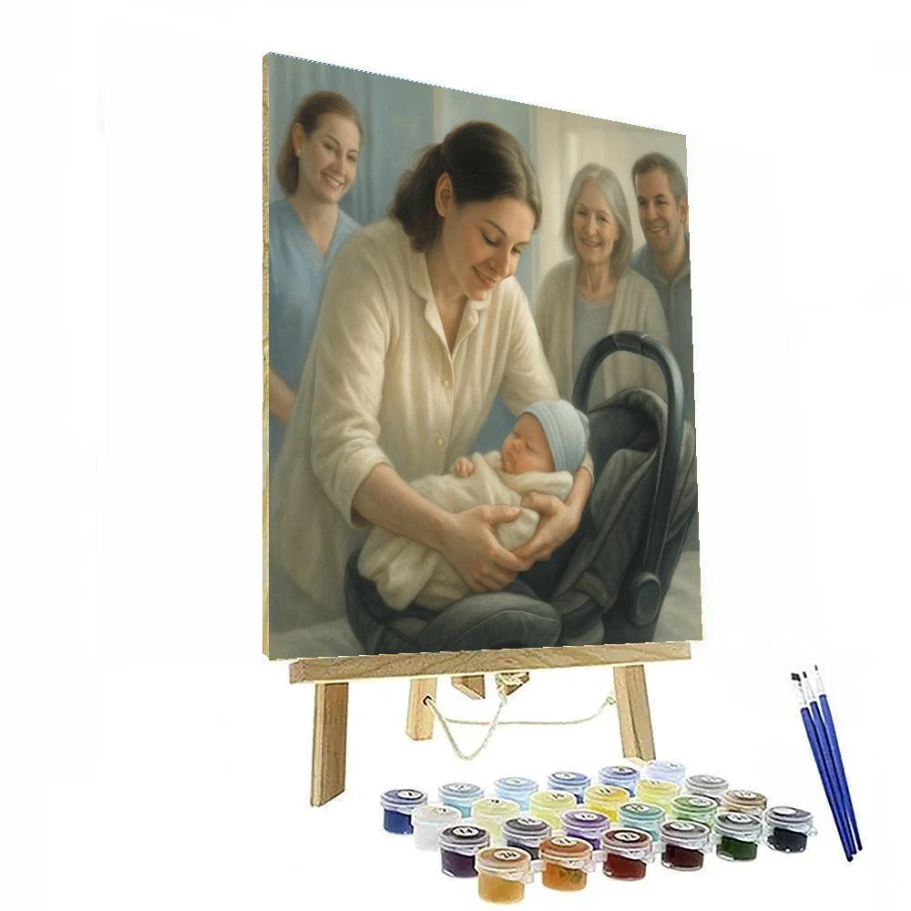 Quiet Hospital Discharge Embrace DIY paint by numbers