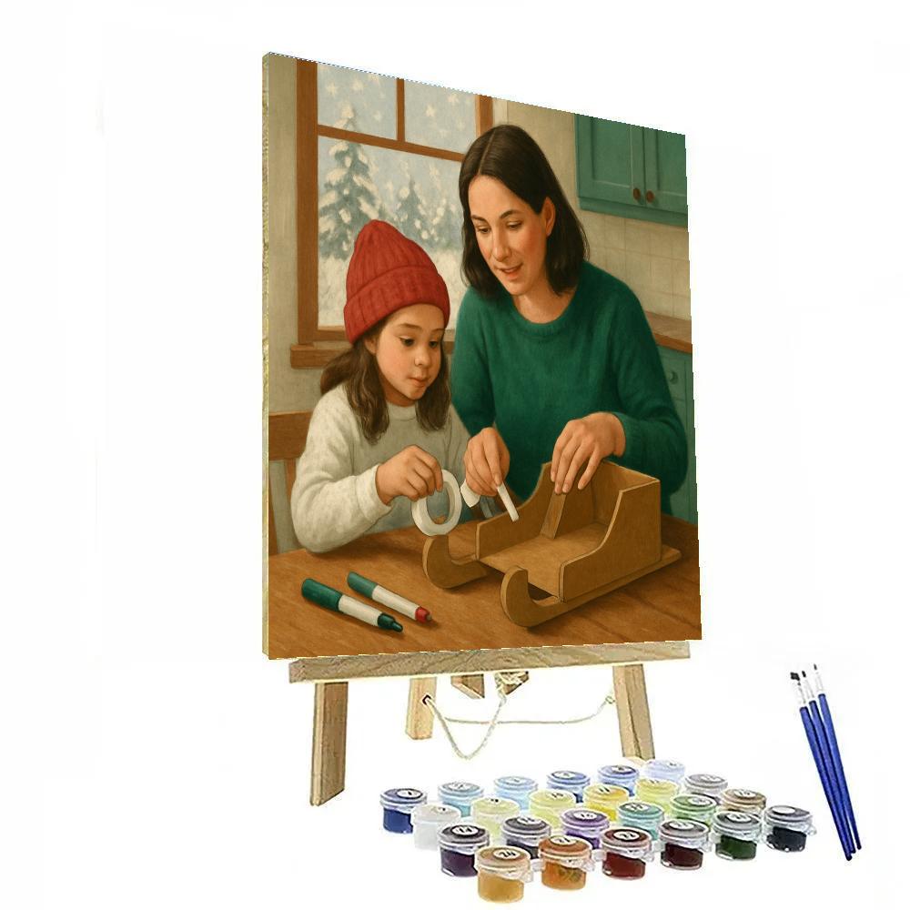 Sled Building Strategy Session Painting by numbers kit