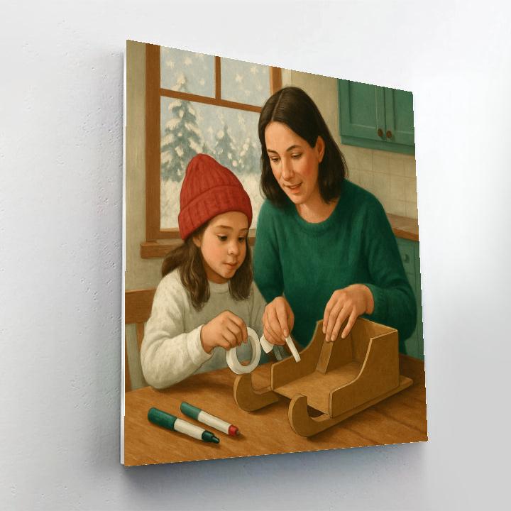 Sled Building Strategy Session Painting by numbers kit