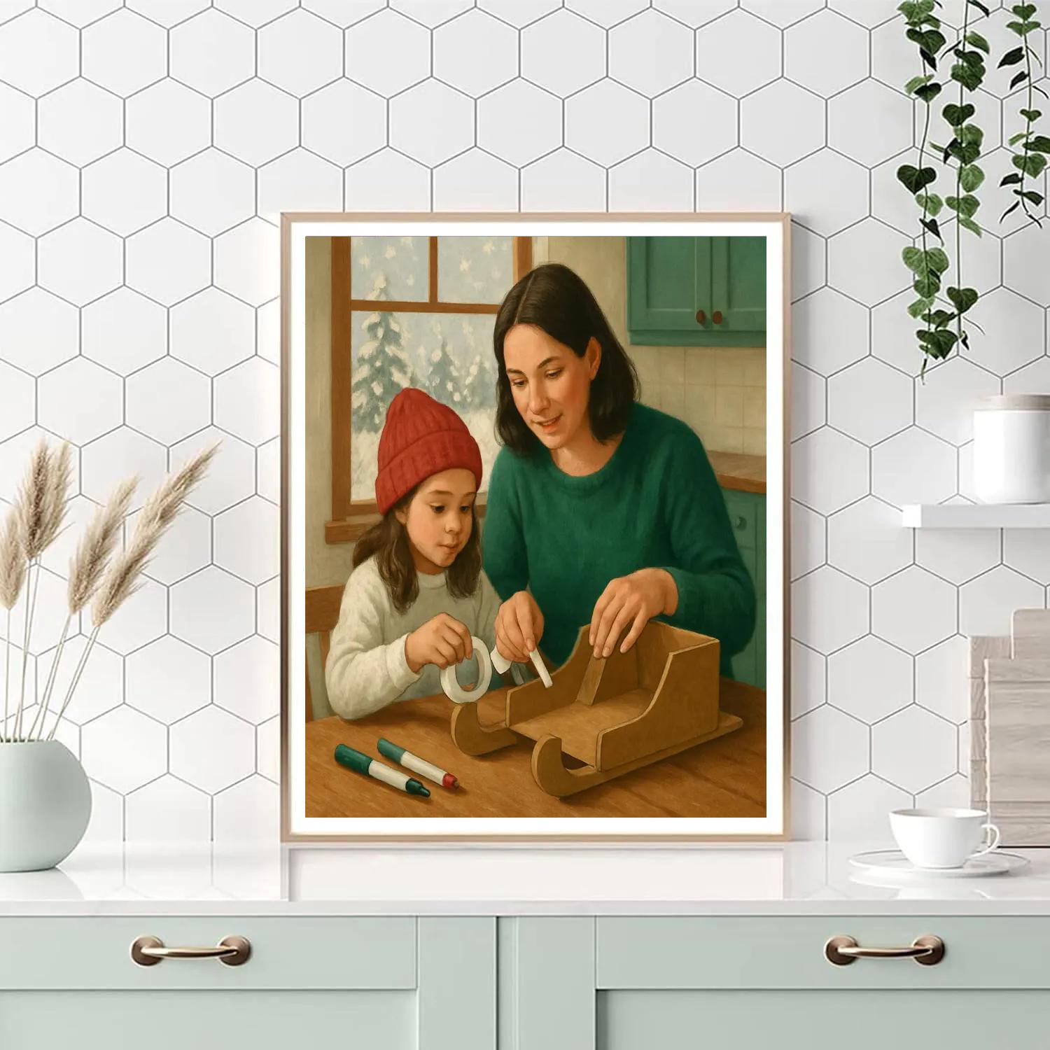Sled Building Strategy Session Painting by numbers kit