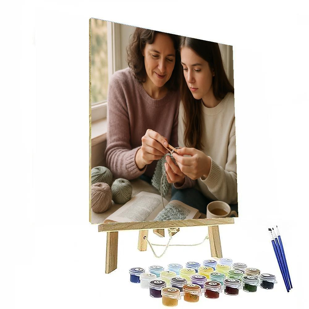 Quiet Crochet Corner painting number kit