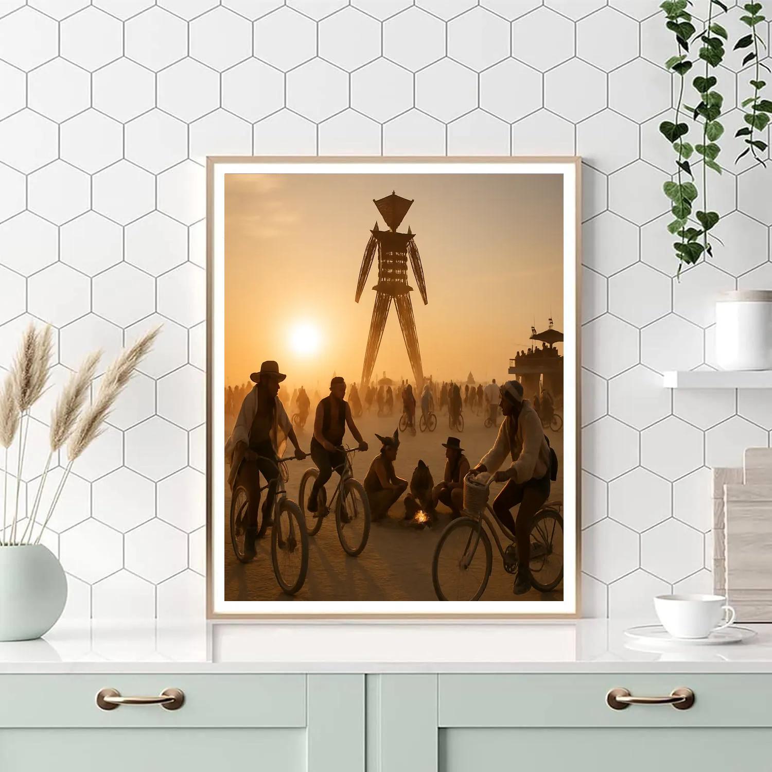 Burning Man Desert Art Gathering paint by color
