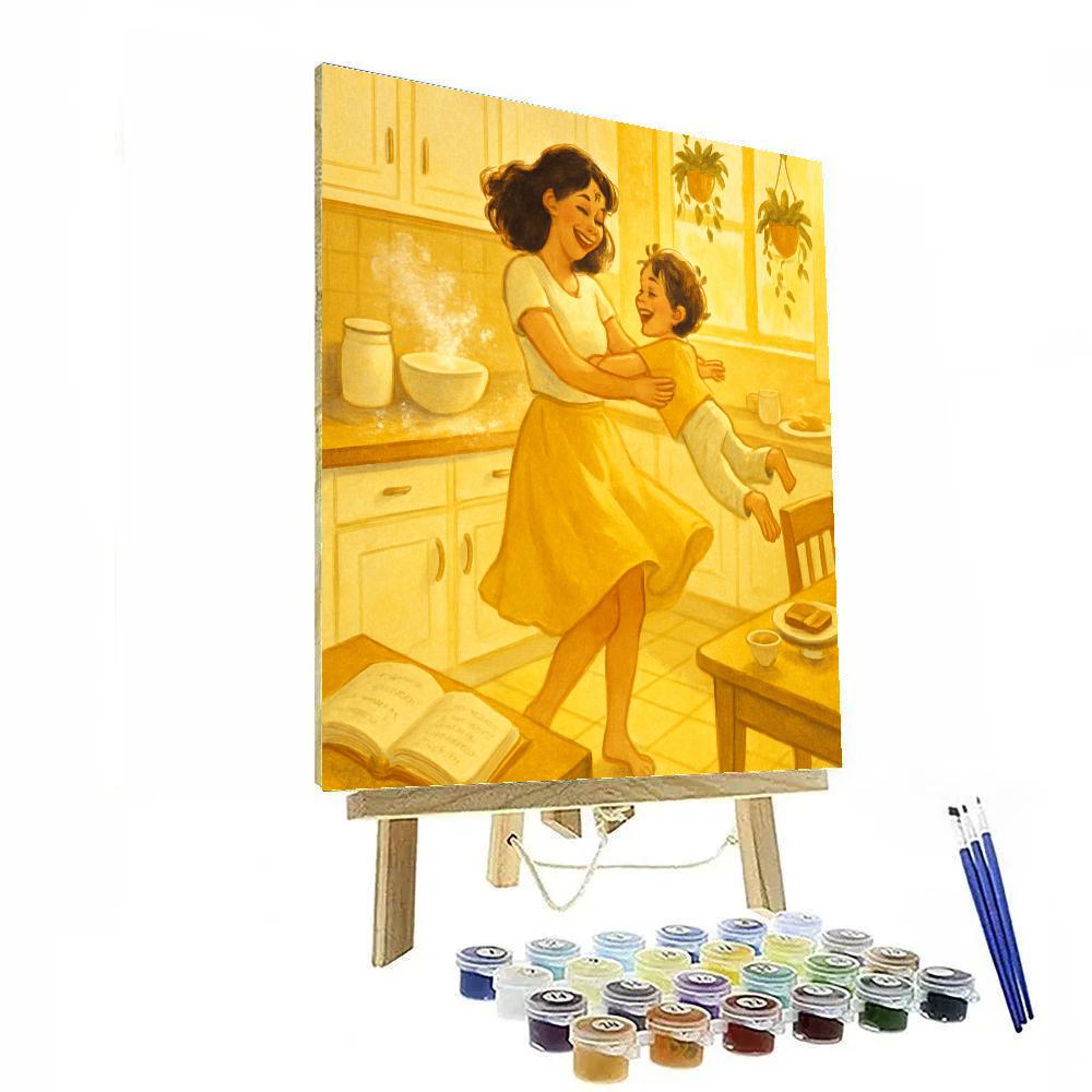 Kitchen Dance In Morning Light Paint by numbers kits