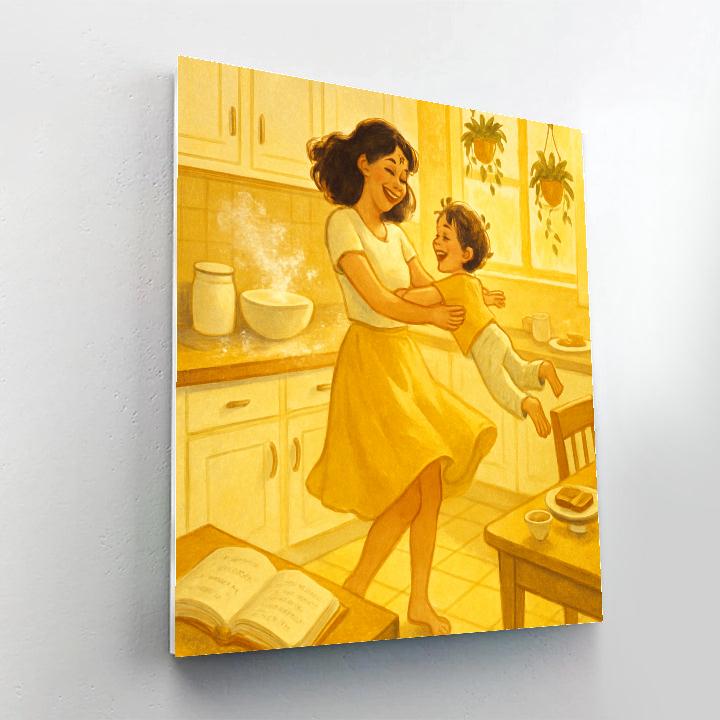 Kitchen Dance In Morning Light Paint by numbers kits