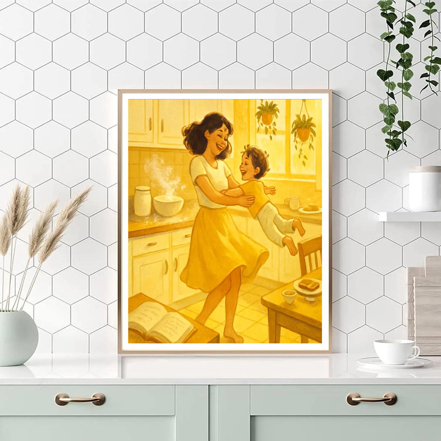 Kitchen Dance In Morning Light Paint by numbers kits