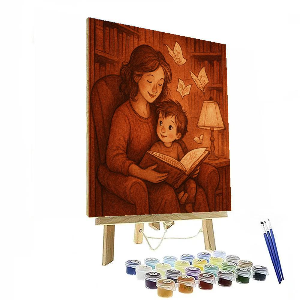 Library Nook Storytime Number painting