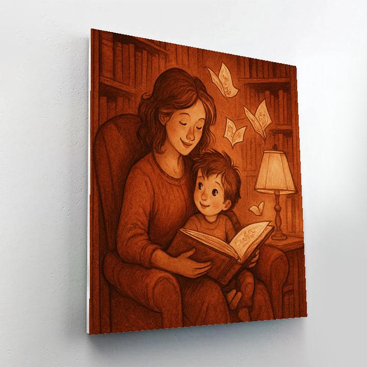 Library Nook Storytime Number painting