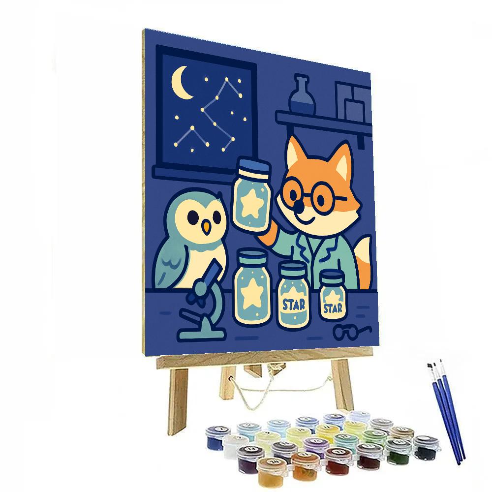 Starlight Science Lab painting number kit