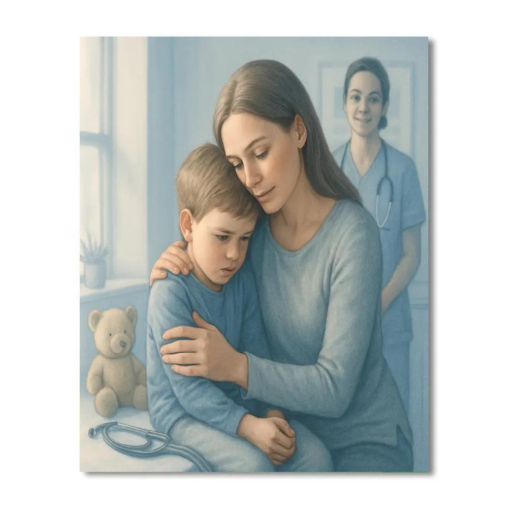 Doctor Checkup Brave Together Paint by numbers kits