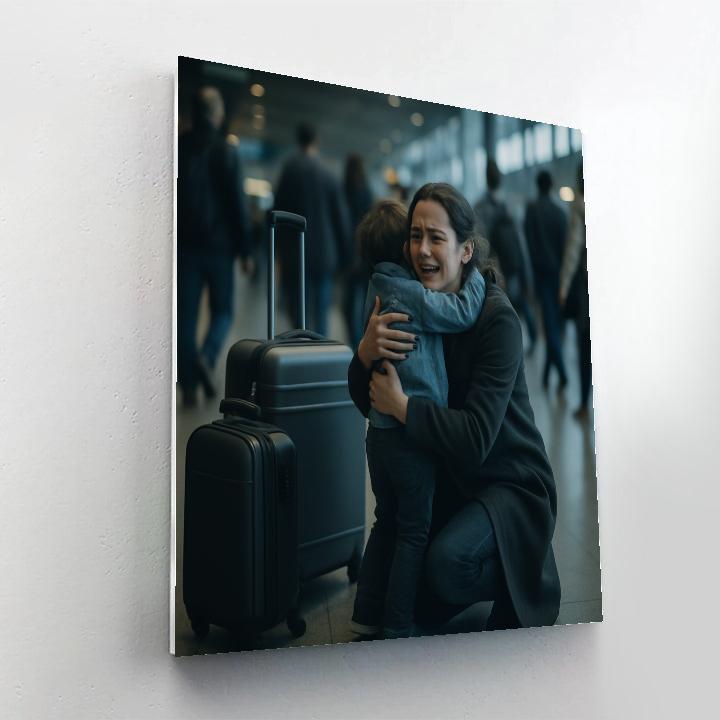 Airport Goodbye And Welcome Number painting