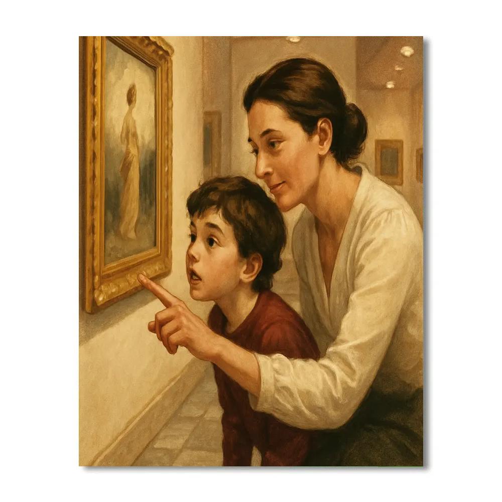 Museum Gallery Whisper paint by number