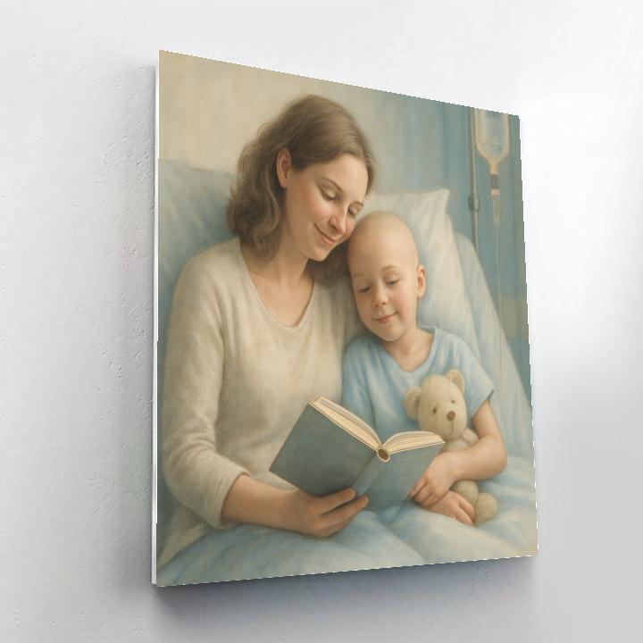 Childs Hospital Bedside Comfort paint by number