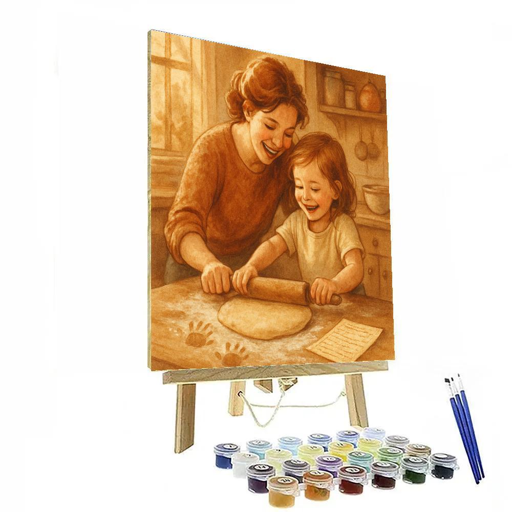 Baking Family Recipe Together Paint by numbers kits
