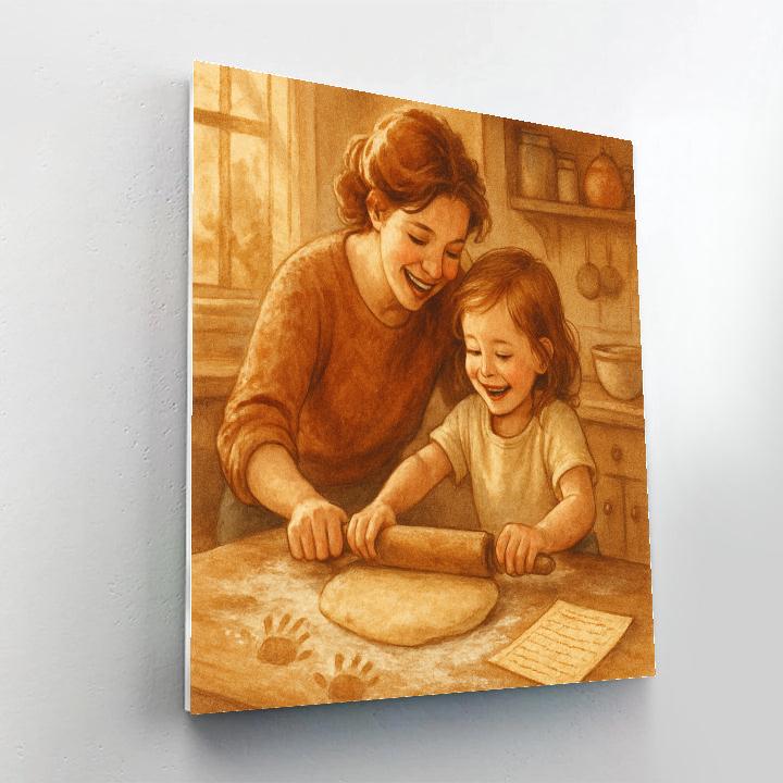 Baking Family Recipe Together Paint by numbers kits