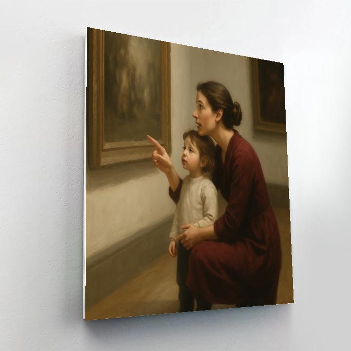 Museum Gallery Quiet Wonder paint by numbers