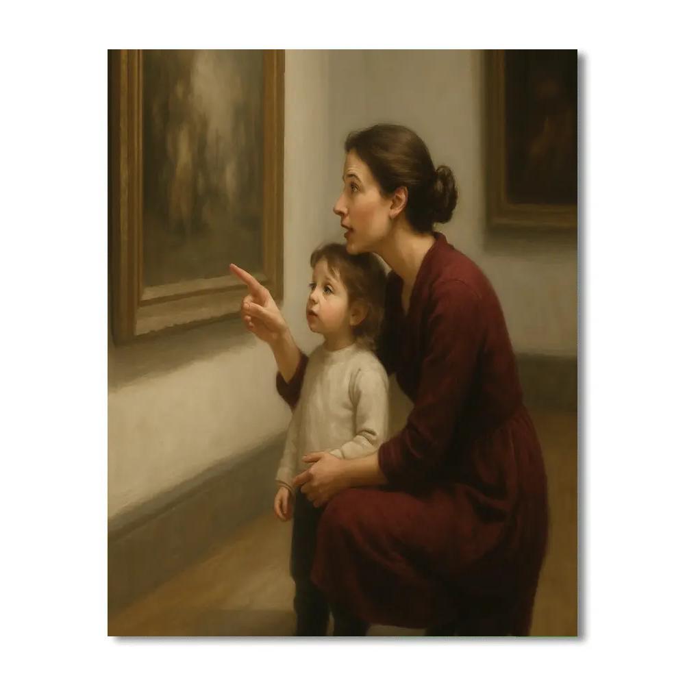 Museum Gallery Quiet Wonder paint by numbers