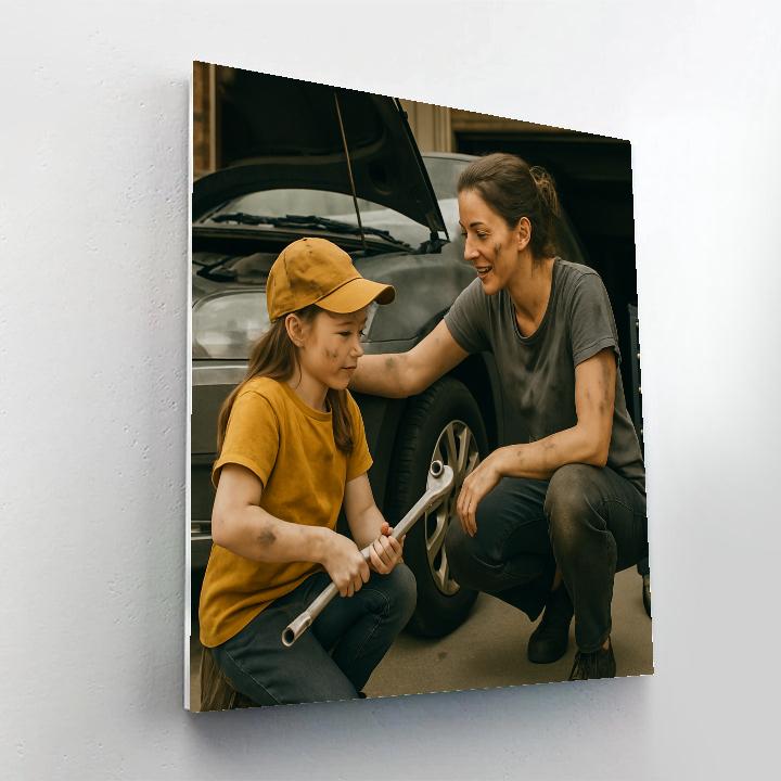 Car Repair Learning Moment painting number kit
