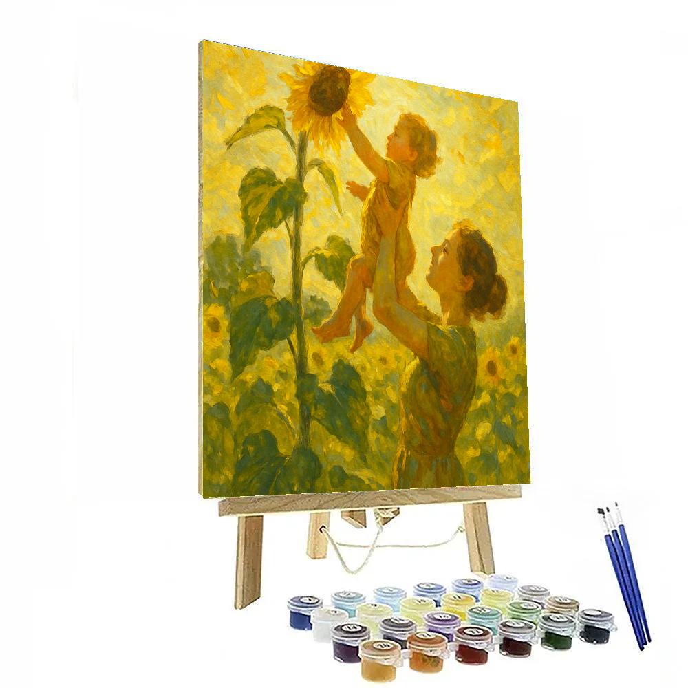 Sunflower Harvest Lift DIY paint by numbers