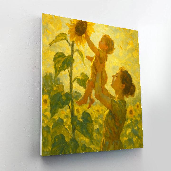 Sunflower Harvest Lift DIY paint by numbers
