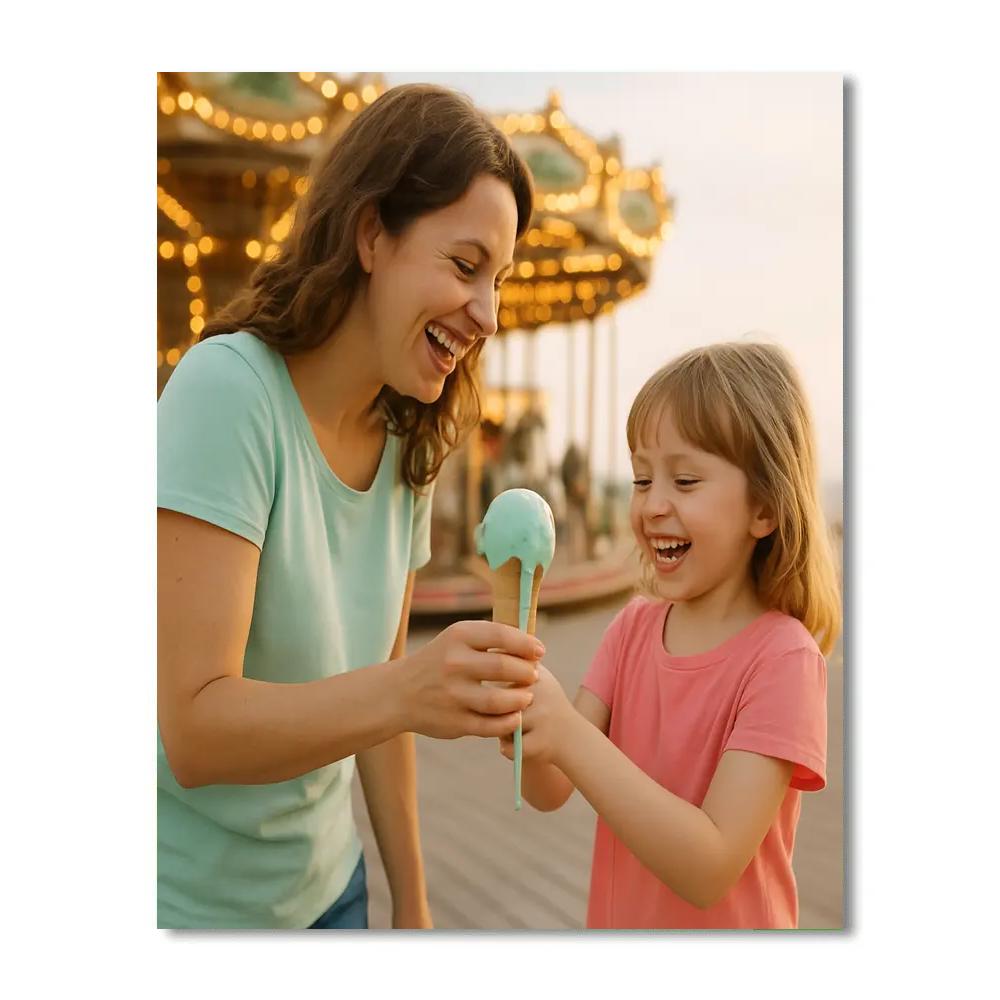 Boardwalk Ice Cream Surprise Number painting