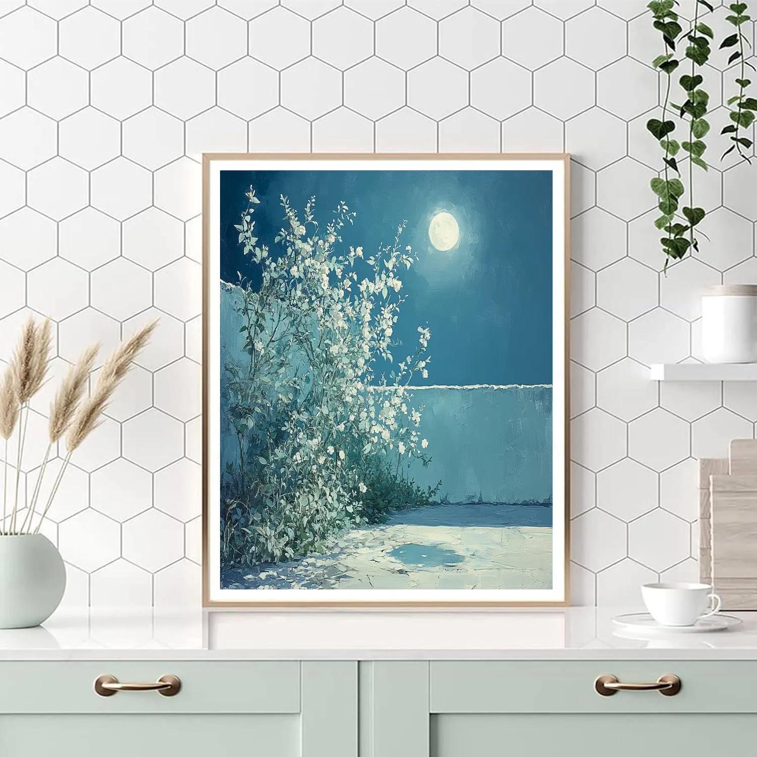 Edgar Degas Inspired Lunar Garden Paint by numbers kits