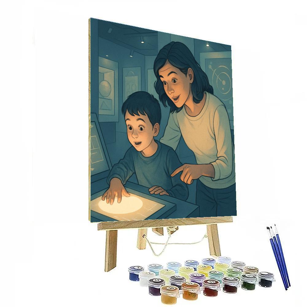 Museum Interactive Exhibit Moment paint by color