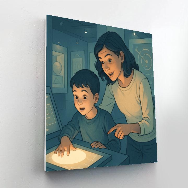 Museum Interactive Exhibit Moment paint by color