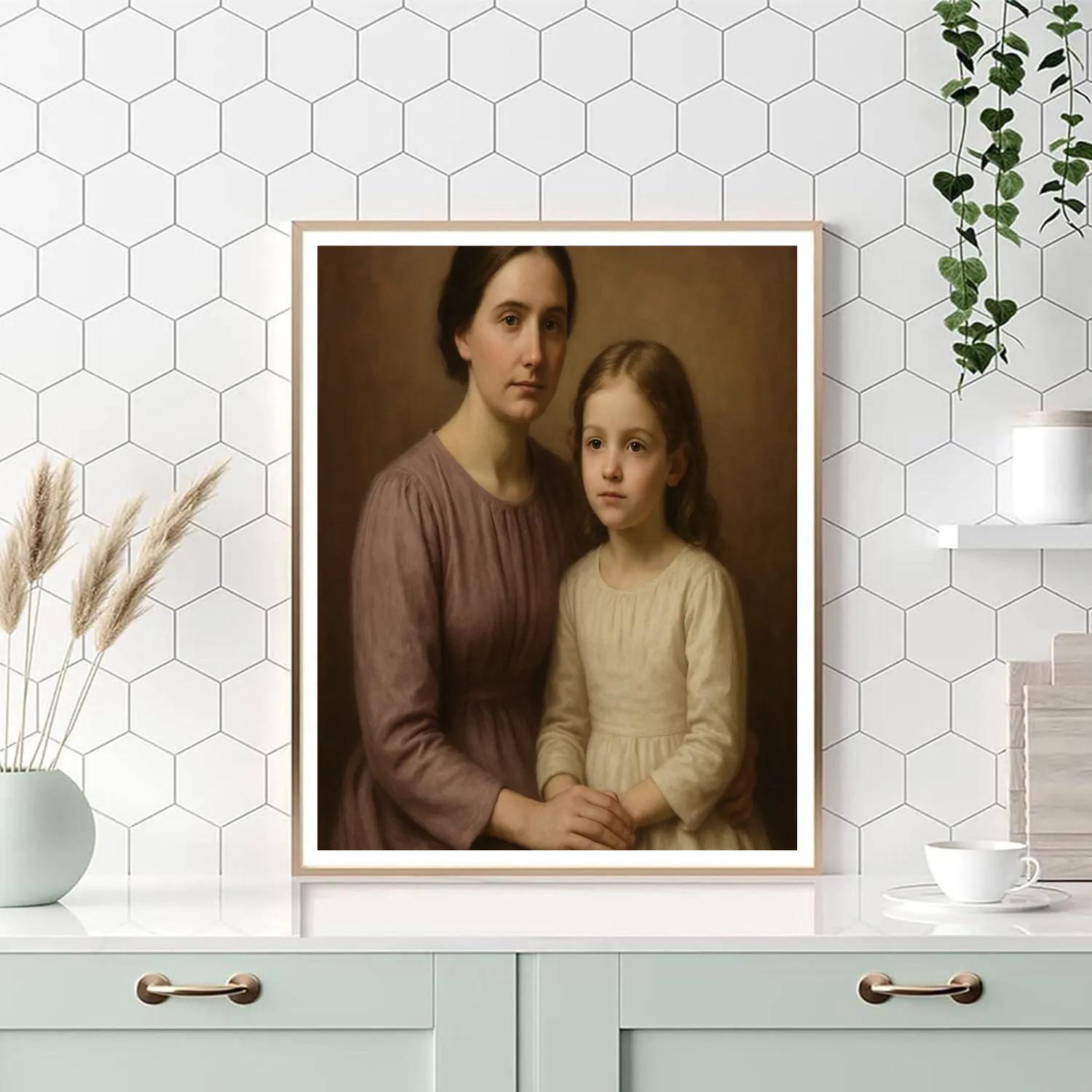 Portrait Day At The Studio Painting by numbers kit