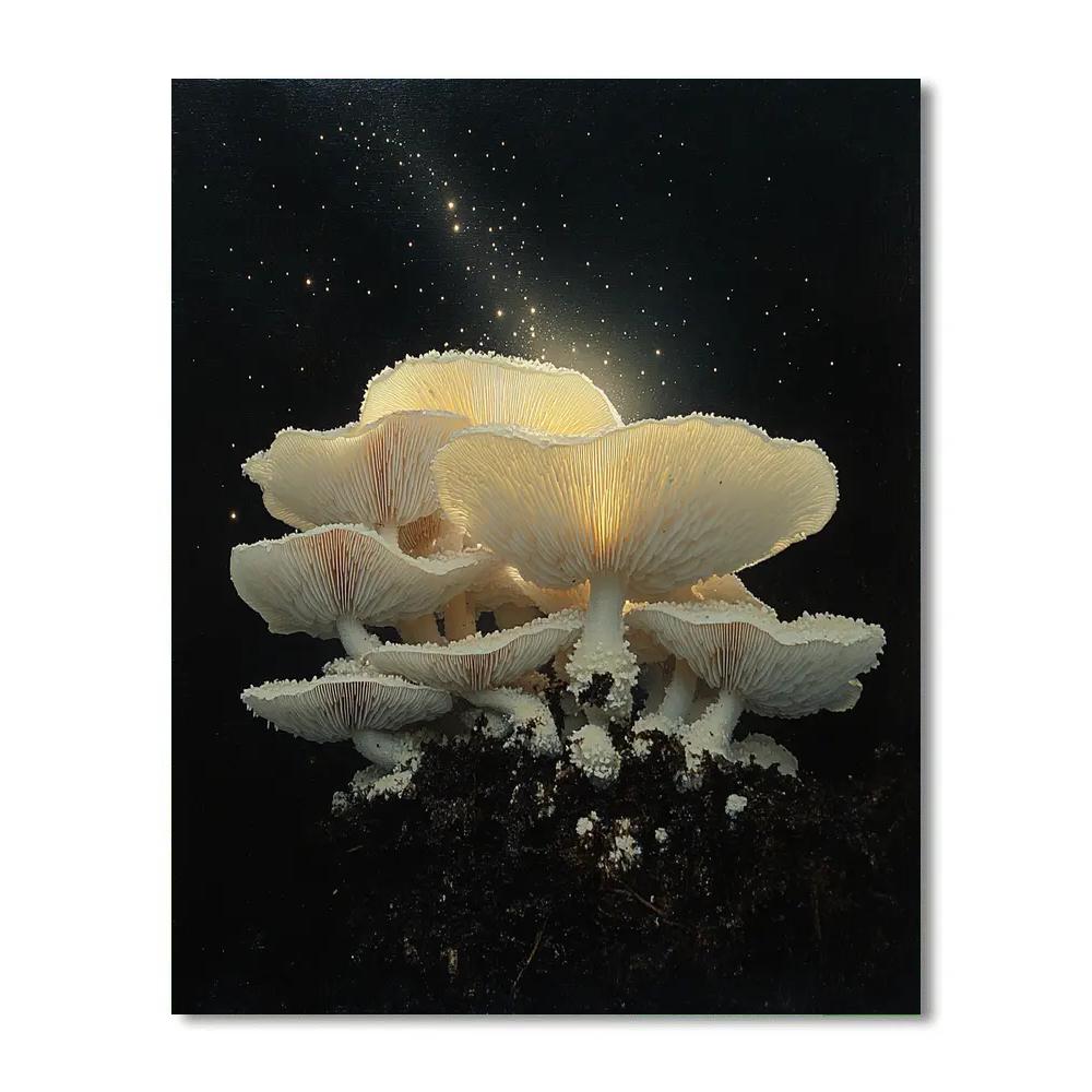 Caravaggio Inspired Nebula Fungi paint by number