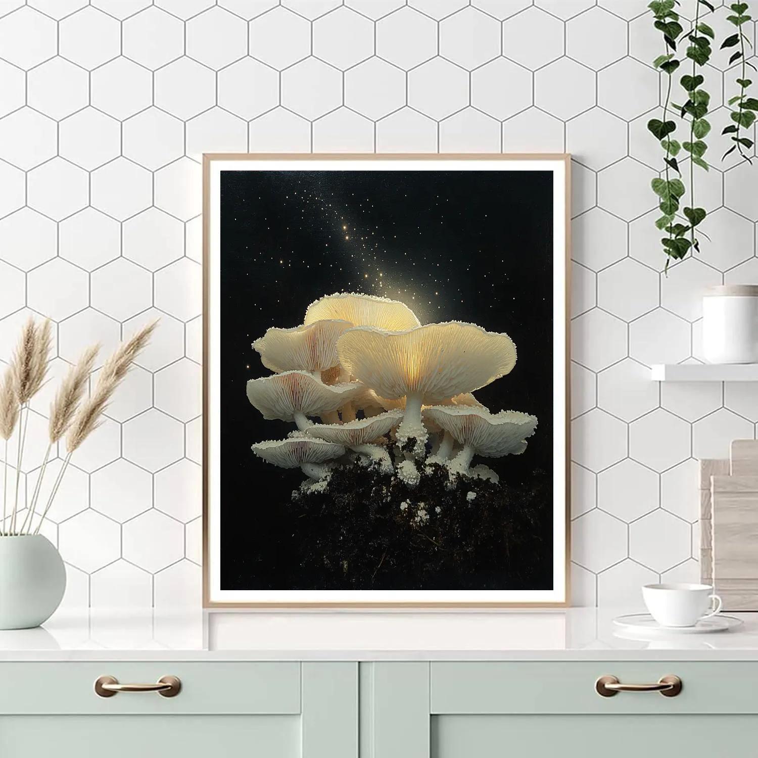 Caravaggio Inspired Nebula Fungi paint by number