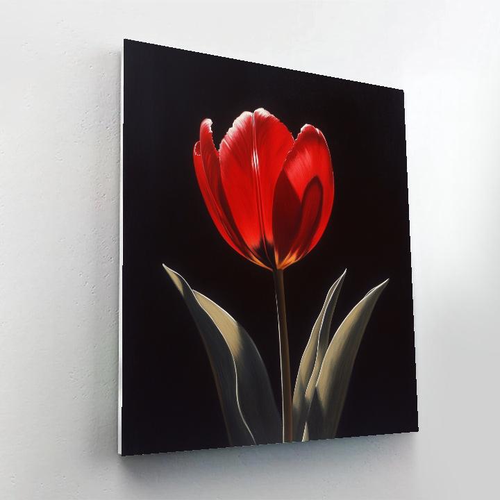 Caravaggio Inspired Tulip Shadow Play Paint by numbers kits