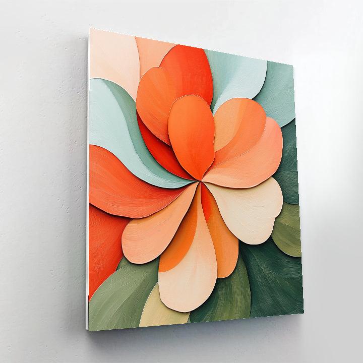 Georgia OKeeffe Inspired Desert Flowers paint by numbers