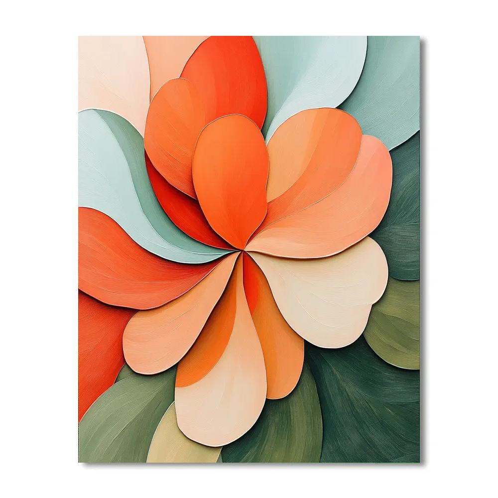 Georgia OKeeffe Inspired Desert Flowers paint by numbers