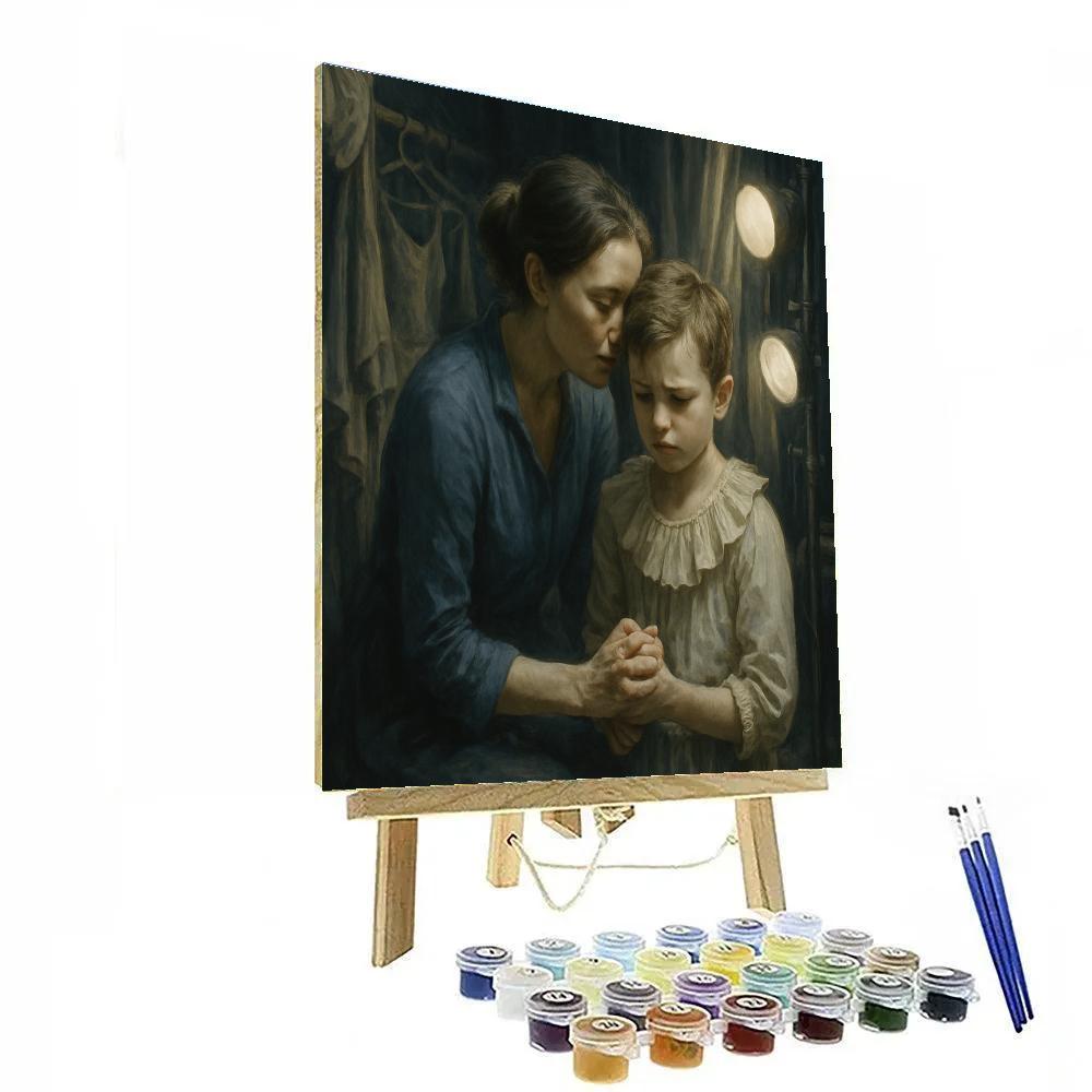 Dance Recital Backstage Comfort paint by color