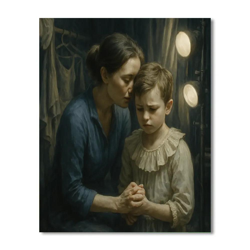 Dance Recital Backstage Comfort paint by color