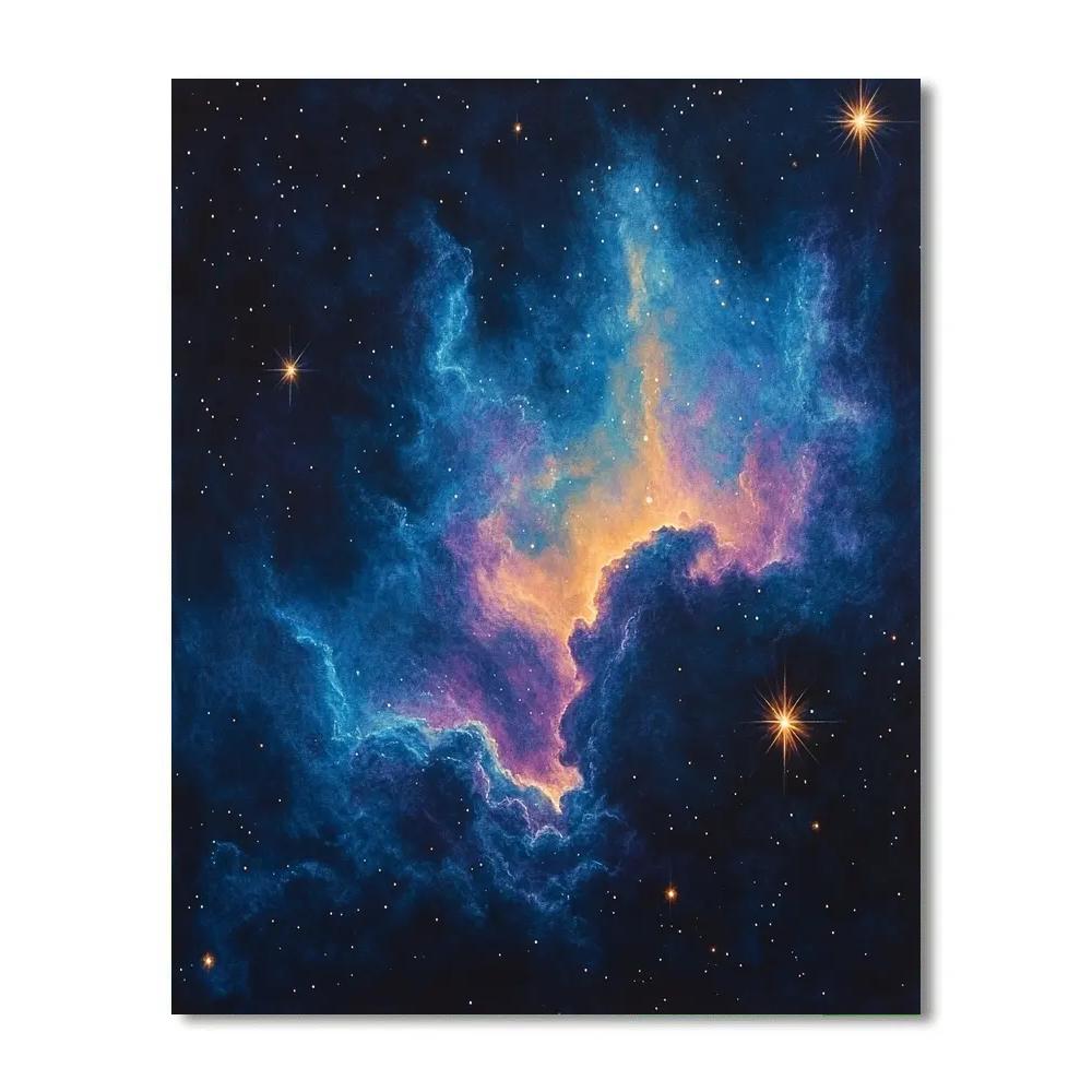 Edgar Degas Inspired Nebula Loom DIY paint by numbers