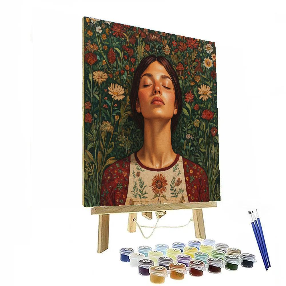 Frida Kahlo Inspired Intimate Self Portrait Painting by numbers kit