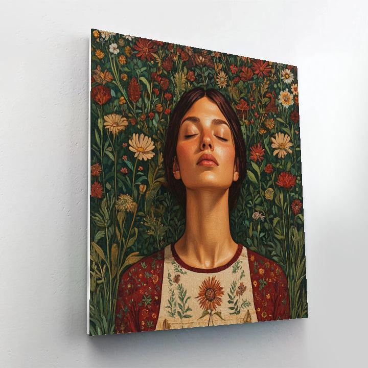 Frida Kahlo Inspired Intimate Self Portrait Painting by numbers kit