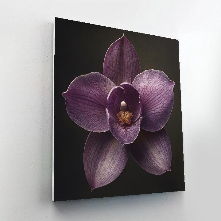 Caravaggio Inspired Night Orchid Luminescence Paint by numbers art