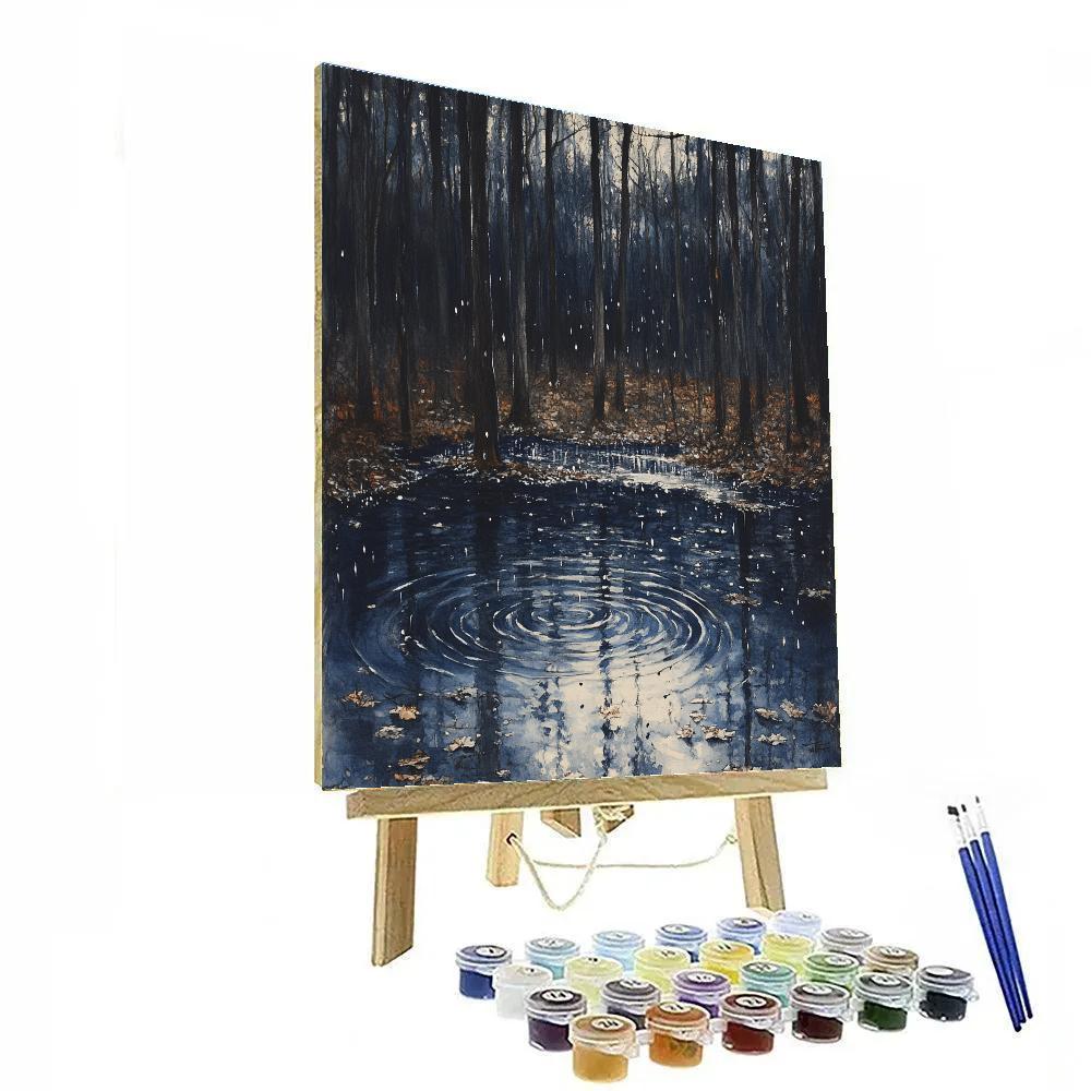 Edgar Degas Inspired Rainfall Sonata Paint by numbers art