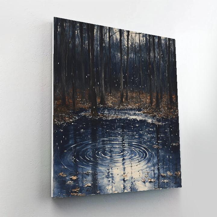 Edgar Degas Inspired Rainfall Sonata Paint by numbers art