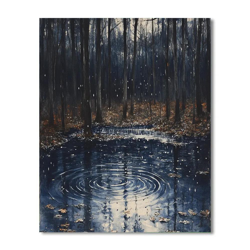 Edgar Degas Inspired Rainfall Sonata Paint by numbers art