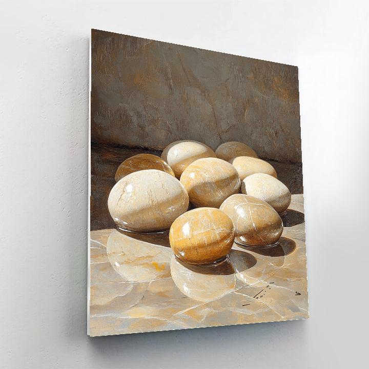 Caravaggio Inspired River Stone Composition Painting by numbers kit