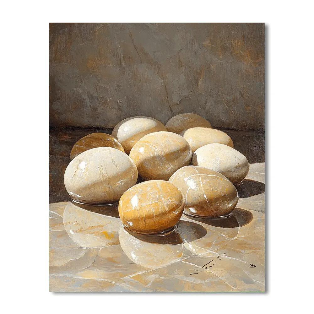 Caravaggio Inspired River Stone Composition Painting by numbers kit