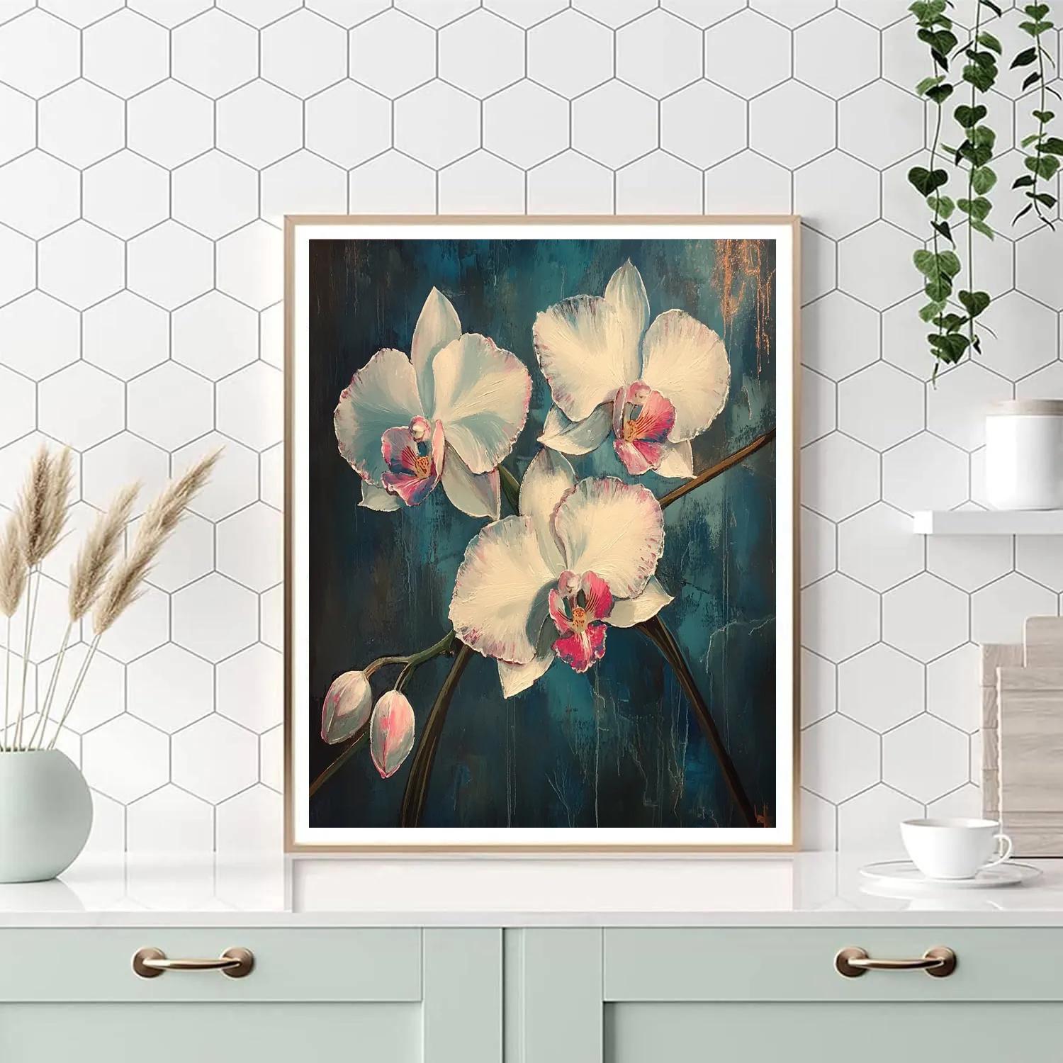 Edgar Degas Inspired Orchid Nocturne Paint by numbers kits