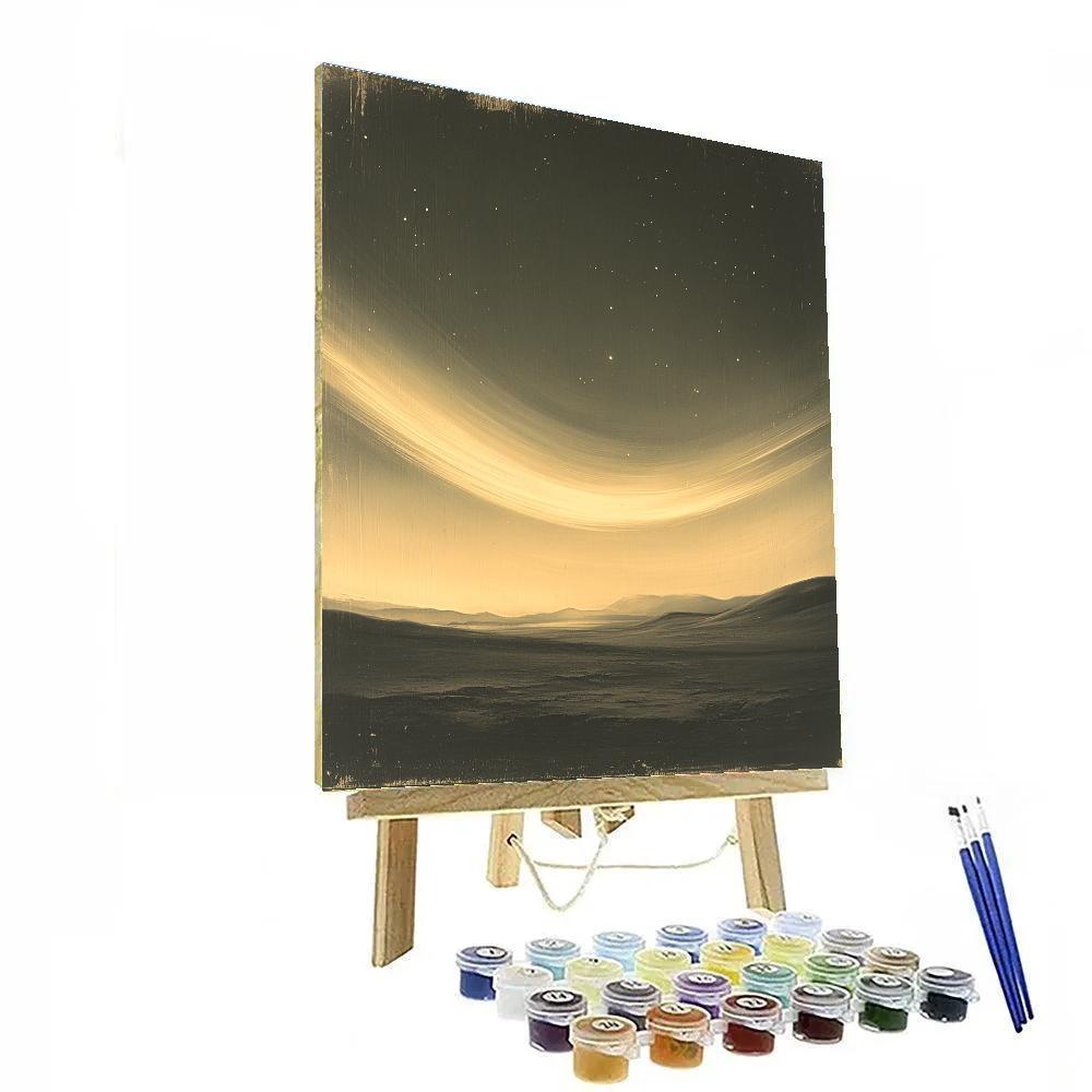 Caravaggio Inspired Aurora Curtain paint by color